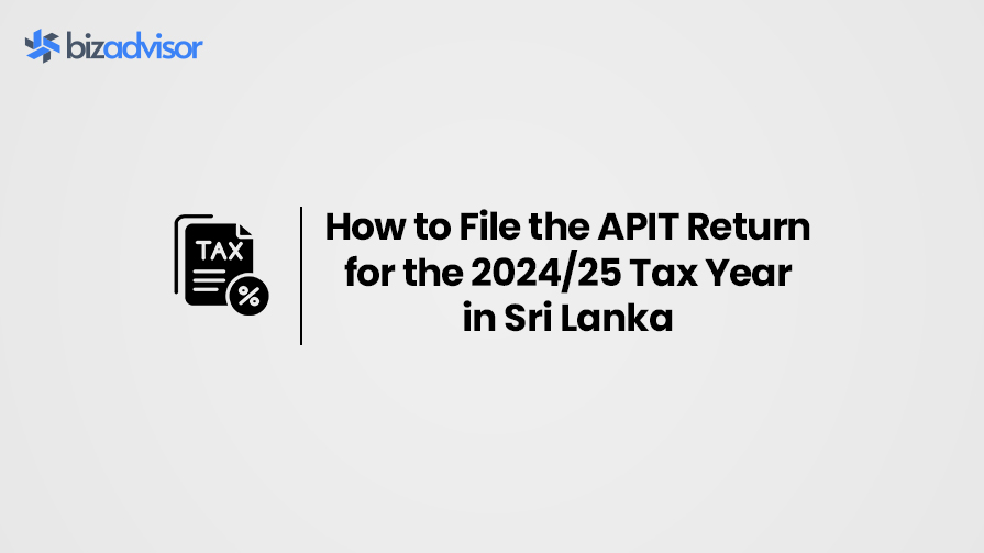 How to File the APIT Return for the 2024/25 Tax Year in Sri Lanka